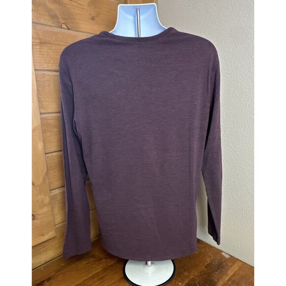 LuluLemon Men’s Large Long Sleeve Athletic Pullover Shirt Active Sporty EUC - Picture 3 of 8